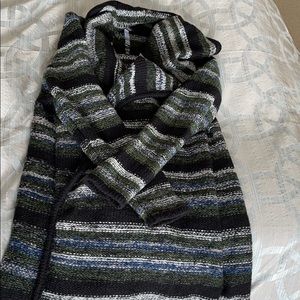 Kensie open front long sweater cardi